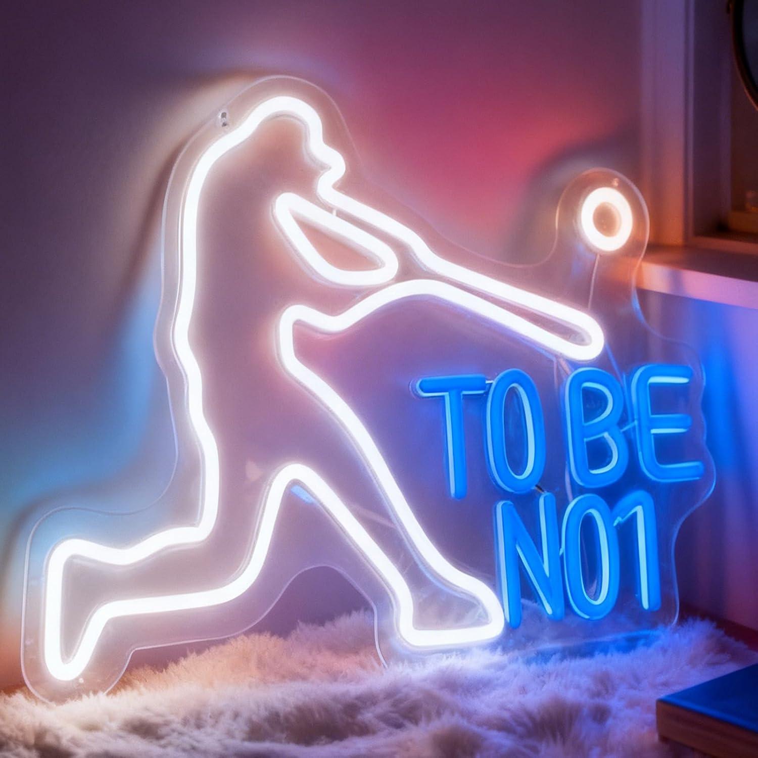 Home Gym Neon Sign - Неоновая вывеска «To Be No1» с
