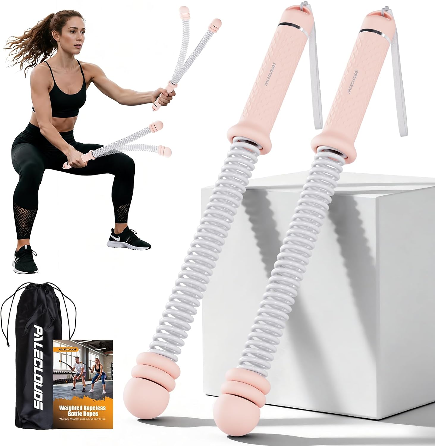 Home Gym Portable - Портативные беспроводные боевые канаты с регулируемым