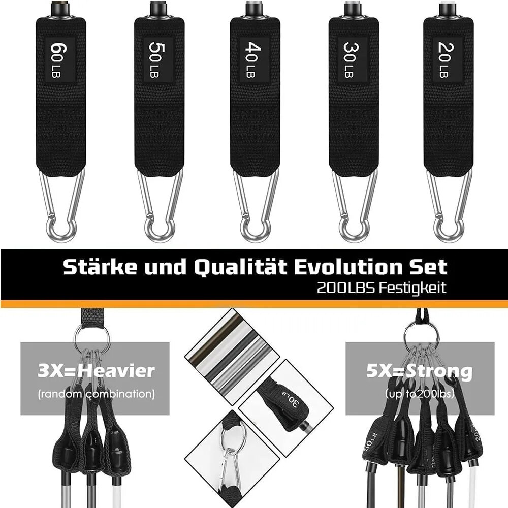 Набор эластичных лент для упра – обзор и цена Home Gym Equipment Set