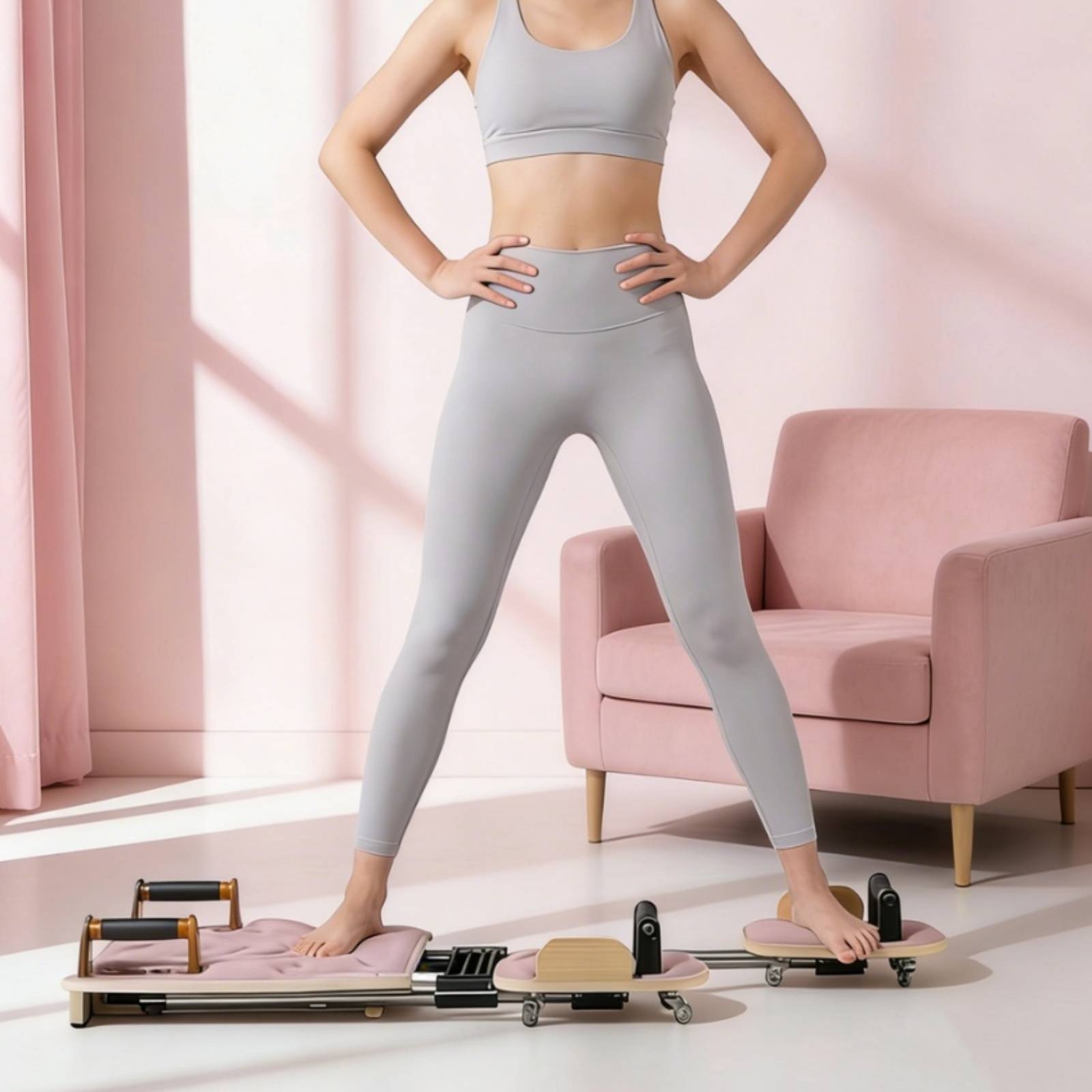 Портативный пилатес-реформер с – обзор и цена Home Gym Portable